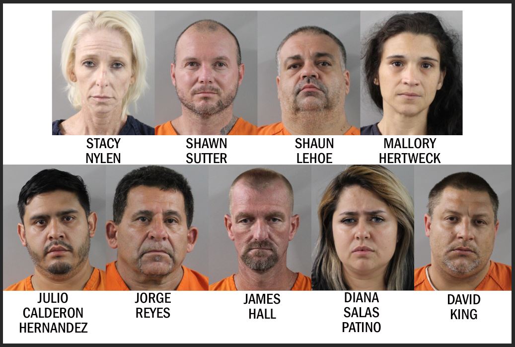 9 DRUG DEALERS mug shots